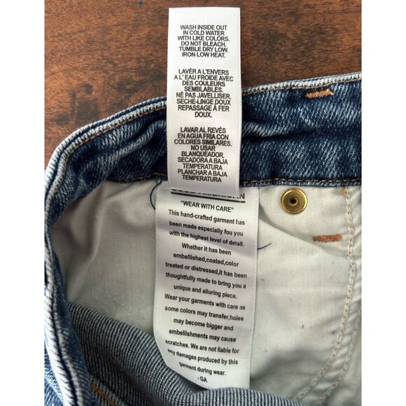 Good American GOOD CURVE STRAIGHT JEANS GCS127T Blue312 Size 4/27 - Picture 10 of 11